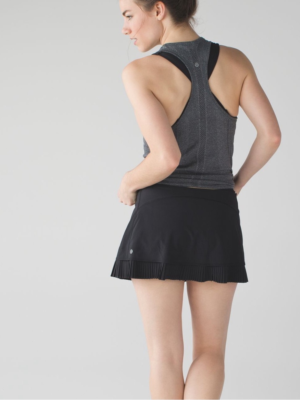 lululemon athletica Black Pleated Skater Skirt - Picture 3 of 6